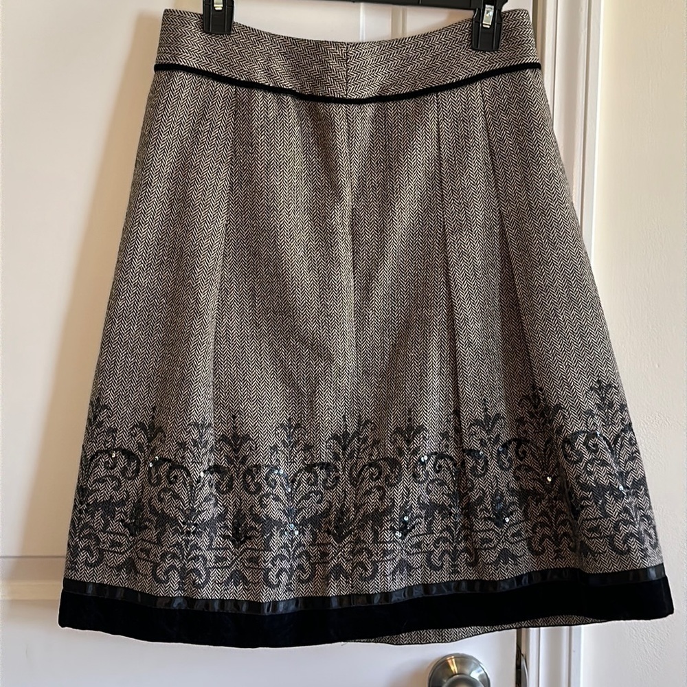 Ann Taylor LOFT Herringbone Skirt